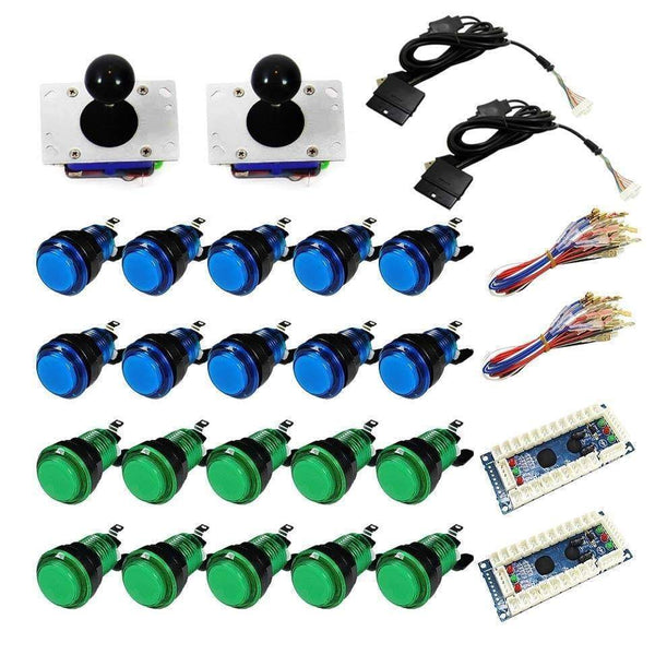 Illuminated USB Arcade Kit (for PC/PS3/MAME) - DIY Arcade USA