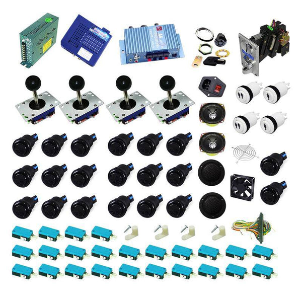 Ultimate 1162 in 1 Kit - Black/Black - DIY Arcade USA