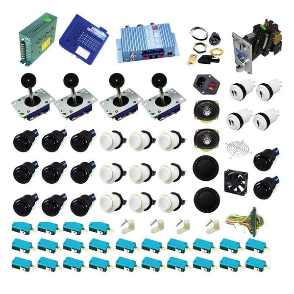 Ultimate 1162 in 1 Kit - White/Black - DIY Arcade USA