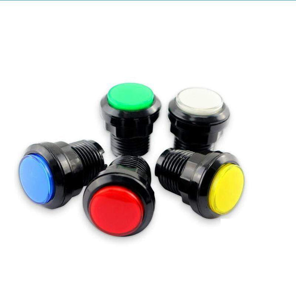 Black Ring Illuminated Arcade Buttons - DIY Arcade USA
