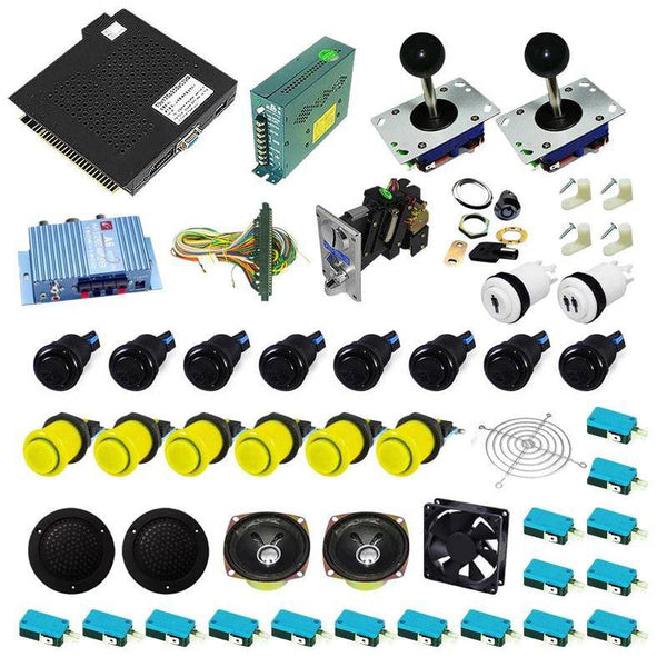 Ultimate 750 in 1 Kit - Black/Yellow - DIY Arcade USA