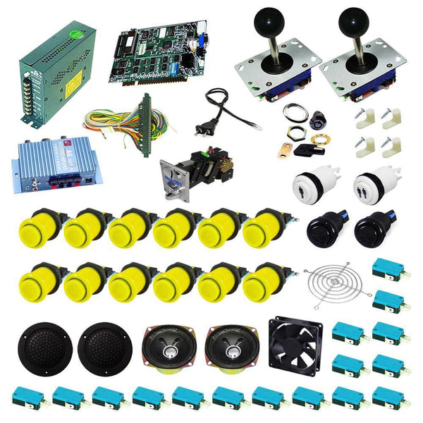 Ultimate 19 in 1 Kit - Yellow/Yellow - DIY Arcade USA