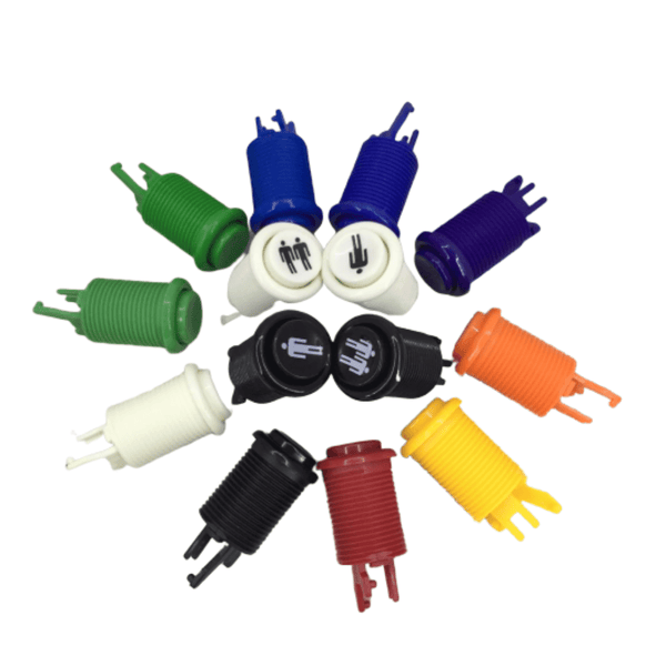 Happ-Style Standard Arcade Buttons - DIY Arcade USA