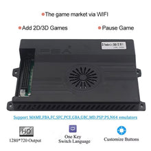 Load image into Gallery viewer, 3D Pandora Saga Box, 5200, 8000, 10000 in 1, Wifi Market, 128G SD Card, Add 2D 3D Game, Supports Up to 4 Players, multilingual