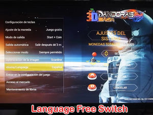 3D Pandora Saga Box, 5200, 8000, 10000 in 1, Wifi Market, 128G SD Card, Add 2D 3D Game, Supports Up to 4 Players, multilingual