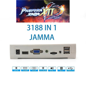 Pandora Saga Box 3188 in 1 Arcade Jamma Version Mainboard 1280 Moonlight Box Support 3D Games USB record 3D tekken