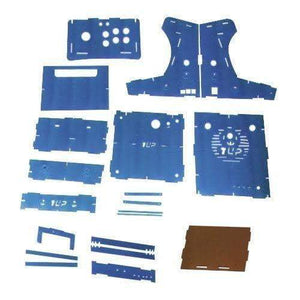 7" Mini Bartop Flat Pack ( Blue) - DIY Arcade USA