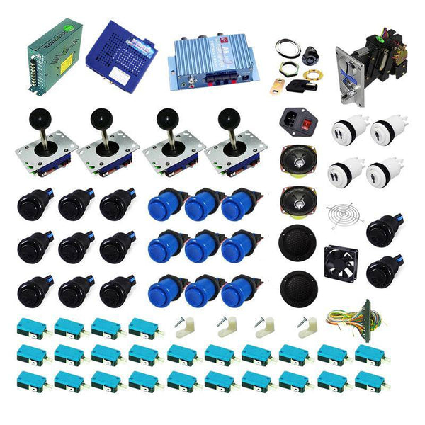 Ultimate 1162 in 1 Kit - Blue/Black - DIY Arcade USA