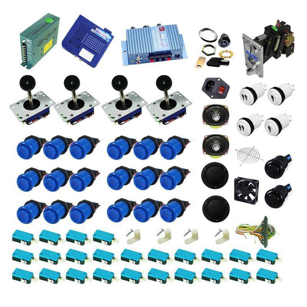 Ultimate 1162 in 1 Kit - Blue/Blue - DIY Arcade USA