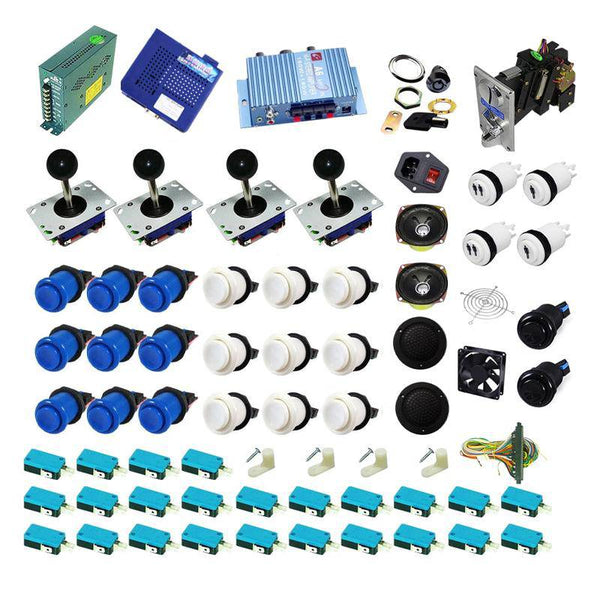 Ultimate 1162 in 1 Kit - Blue/White - DIY Arcade USA