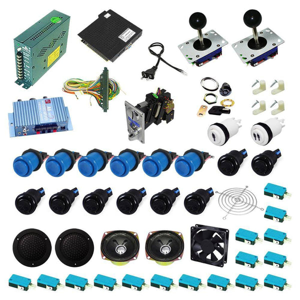 Ultimate 138 in 1 Kit - Blue/Black - DIY Arcade USA