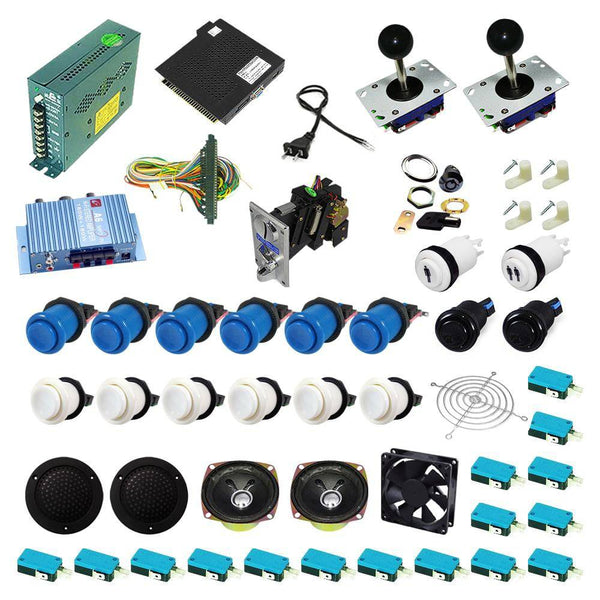 Ultimate 138 in 1 Kit - Blue/White - DIY Arcade USA