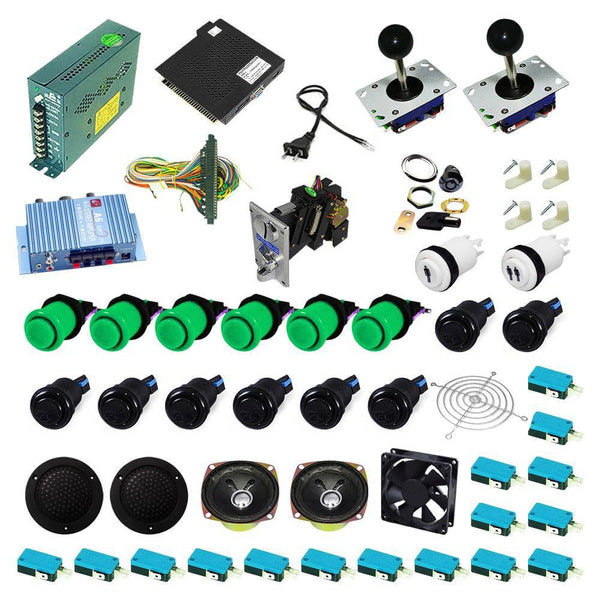 Ultimate 138 in 1 Kit - Green/Black - DIY Arcade USA