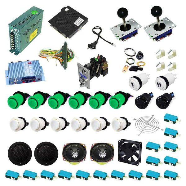 Ultimate 138 in 1 Kit - Green/White - DIY Arcade USA