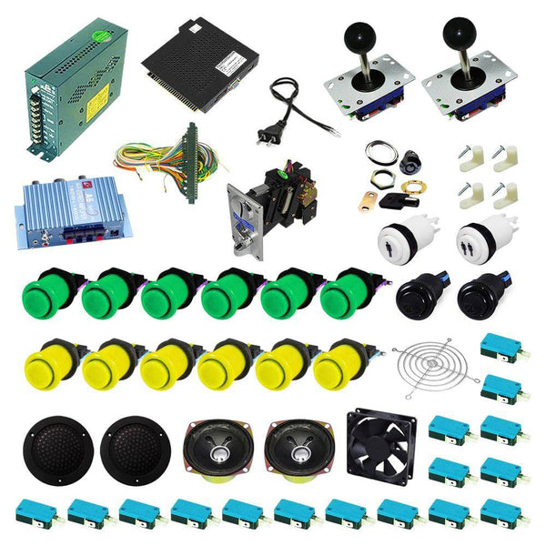 Ultimate 138 in 1 Kit - Green/Yellow - DIY Arcade USA