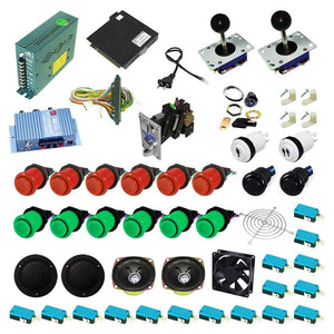 Ultimate 138 in 1 Kit - Red/Green - DIY Arcade USA