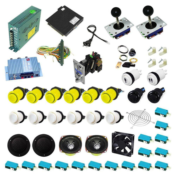 Ultimate 138 in 1 Kit - Yellow/White - DIY Arcade USA
