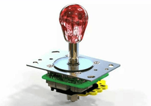 Load image into Gallery viewer, Illuminated Deluxe Arcade Joystick - DIY Arcade USA