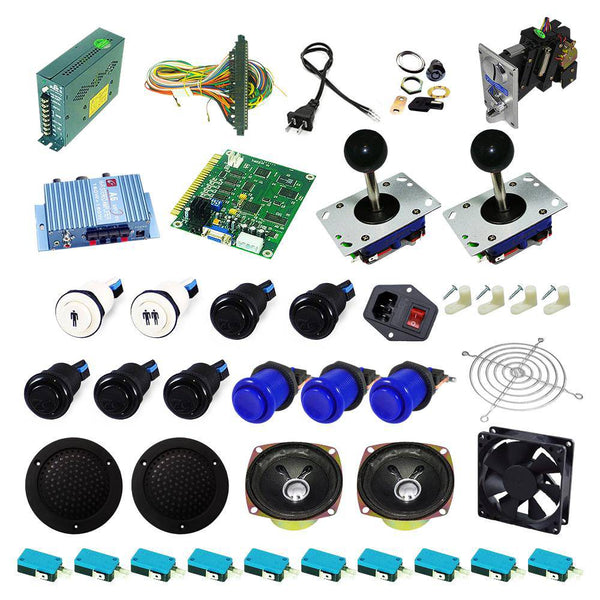 Ultimate 60 in 1 Kit - Black/Blue - DIY Arcade USA