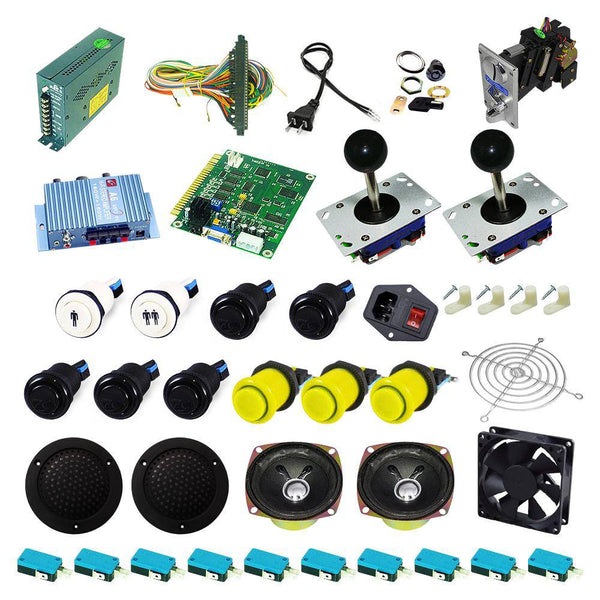Ultimate 60 in 1 Kit - Black/Yellow - DIY Arcade USA