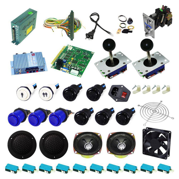 Ultimate 60 in 1 Kit - Blue/Black - DIY Arcade USA