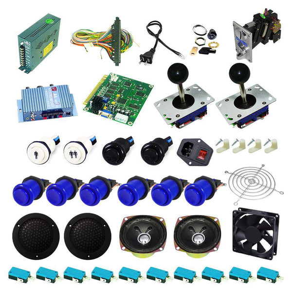 Ultimate 60 in 1 Kit - Blue/Blue - DIY Arcade USA