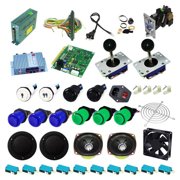 Ultimate 60 in 1 Kit - Blue/Green - DIY Arcade USA