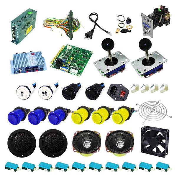 Ultimate 60 in 1 Kit - Blue/Yellow - DIY Arcade USA