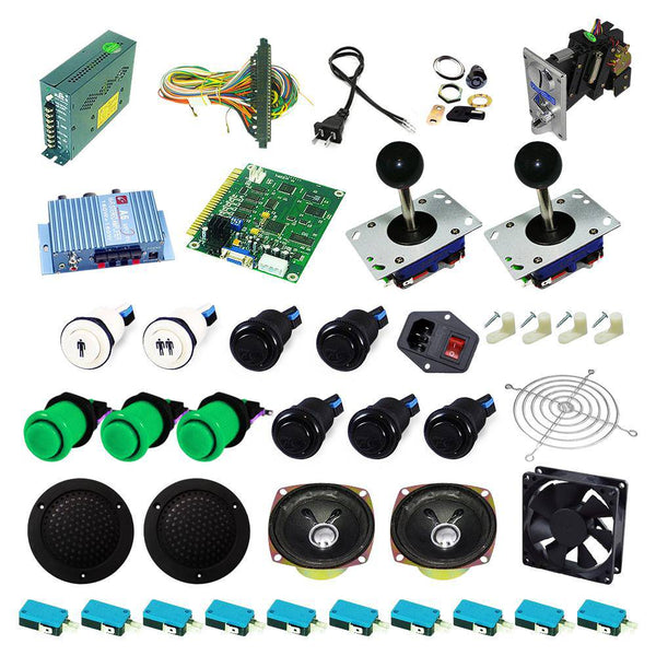 Ultimate 60 in 1 Kit - Green/Black - DIY Arcade USA