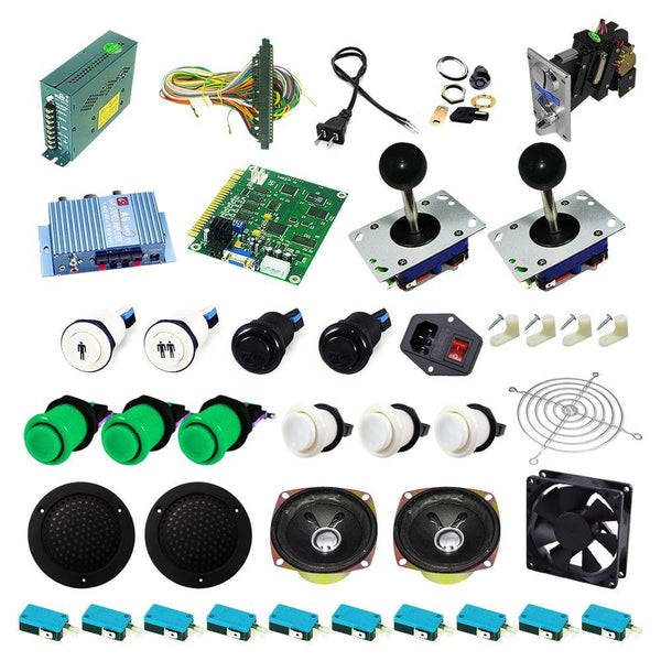 Ultimate 60 in 1 Kit - Green/White - DIY Arcade USA