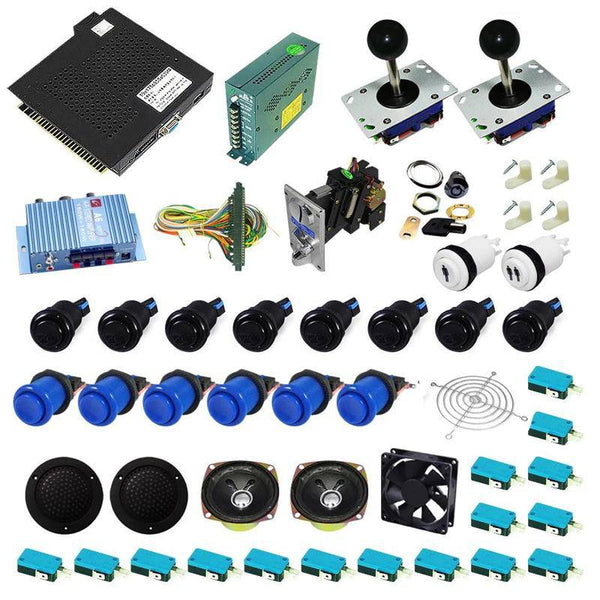 Ultimate 750 in 1 Kit - Blue/Black - DIY Arcade USA