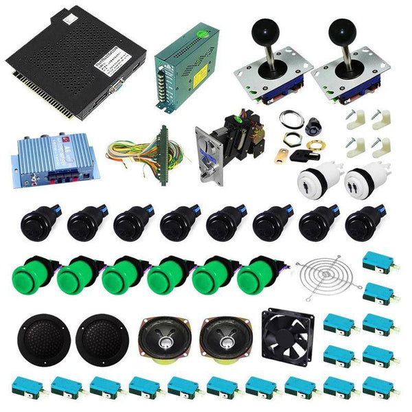 Ultimate 750 in 1 Kit - Green/Black - DIY Arcade USA