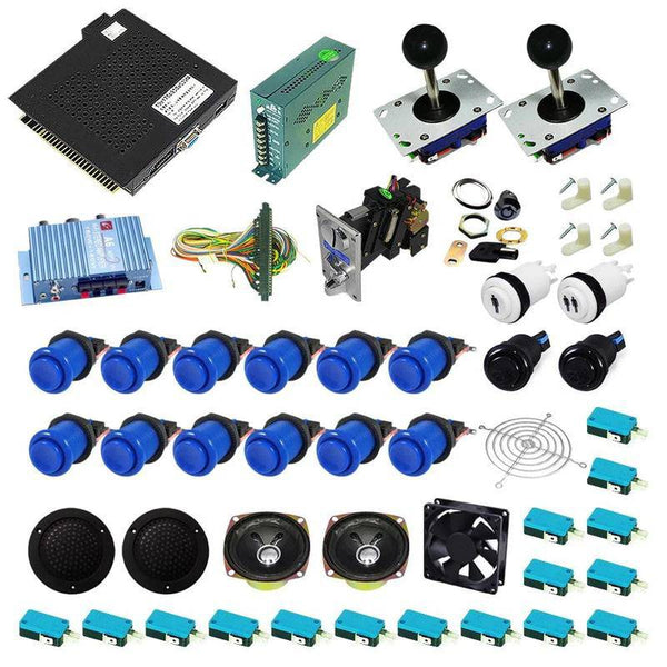Ultimate 750 in 1 Kit - Blue/Blue - DIY Arcade USA
