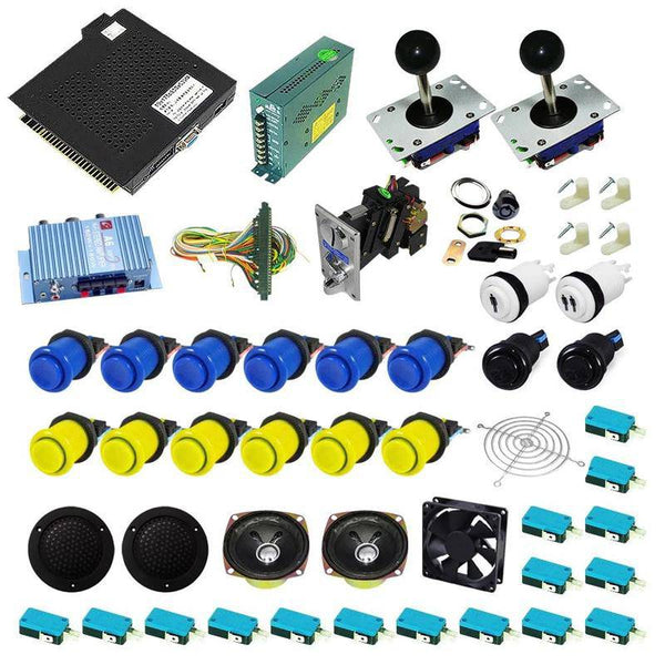 Ultimate 750 in 1 Kit - Blue/Yellow - DIY Arcade USA