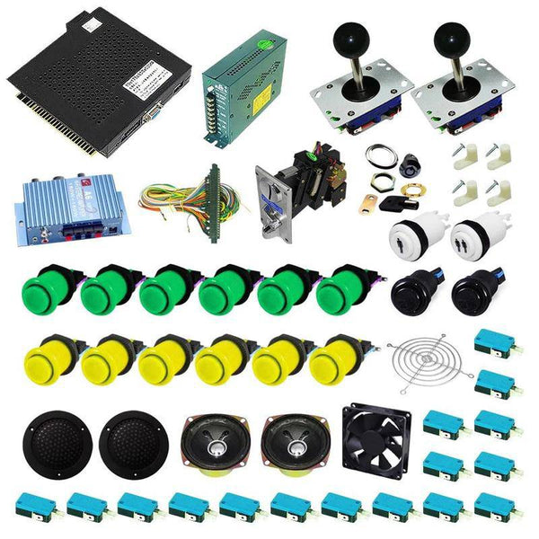 Ultimate 750 in 1 Kit - Green/Yellow - DIY Arcade USA