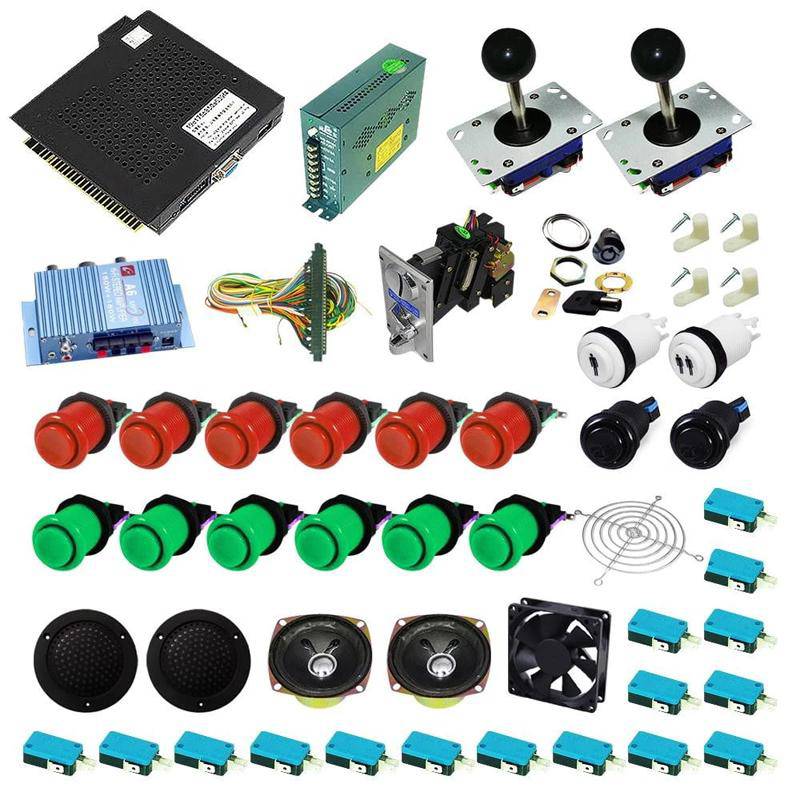 Ultimate 750 in 1 Kit - Red/Green - DIY Arcade USA