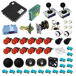 Ultimate 750 in 1 Kit - Red/Red - DIY Arcade USA