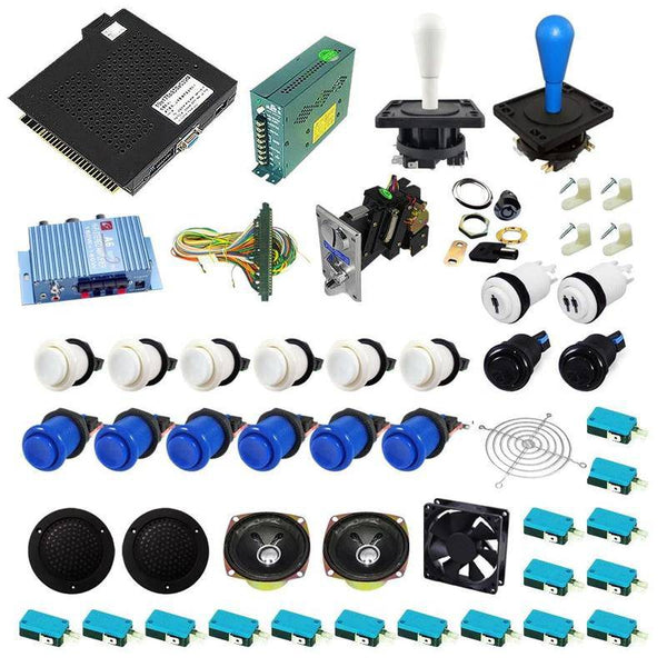 Ultimate 750 in 1 Happ Kit - Blue/White - DIY Arcade USA