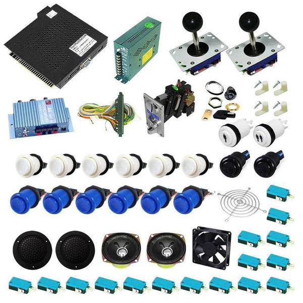 Ultimate 750 in 1 Kit - Blue/White - DIY Arcade USA