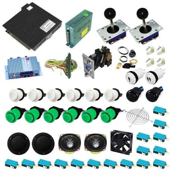 Ultimate 750 in 1 Kit - Green/White - DIY Arcade USA