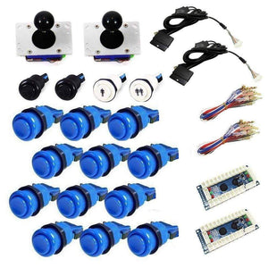Standard USB Arcade Kit - Blue/Blue - DIY Arcade USA