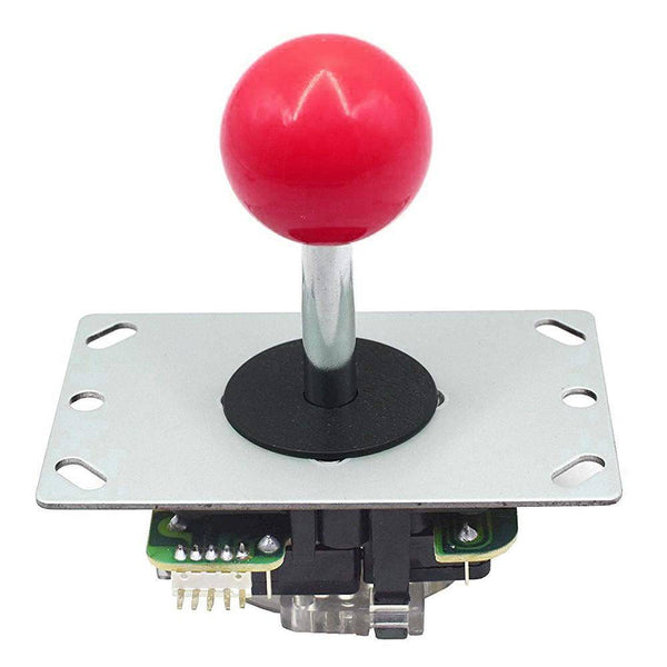 Red Sanwa Arcade Joystick - DIY Arcade USA