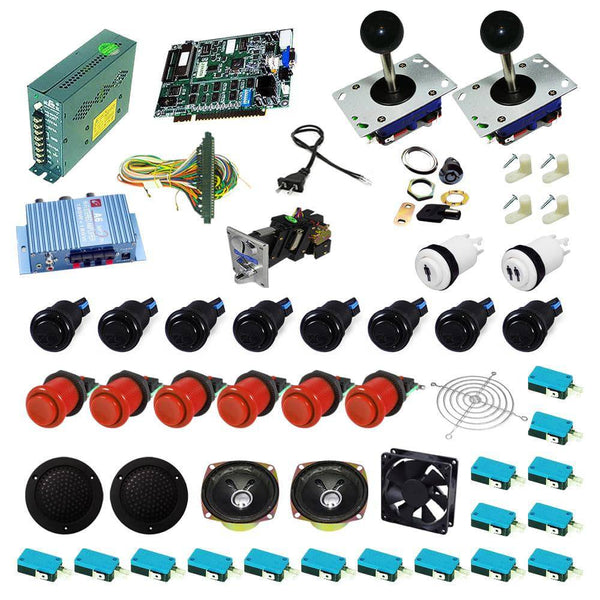 Ultimate 19 in 1 Kit - Black/Red - DIY Arcade USA