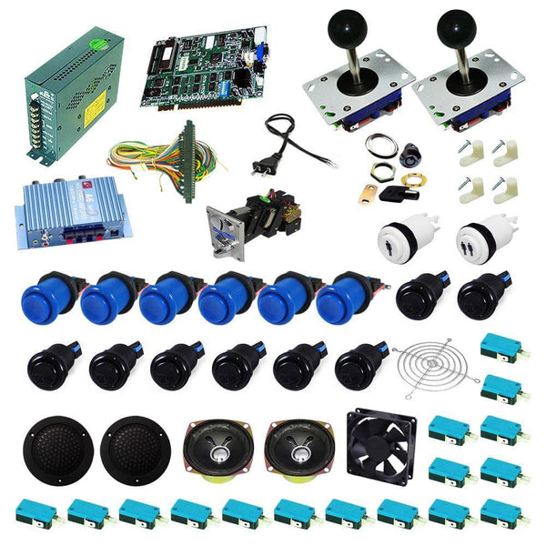 Ultimate 19 in 1 Kit - Blue/Black - DIY Arcade USA