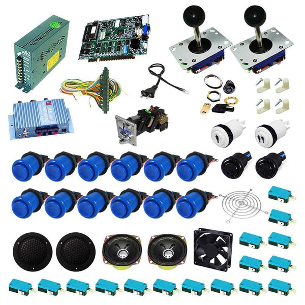 Ultimate 19 in 1 Kit - Blue/Blue - DIY Arcade USA