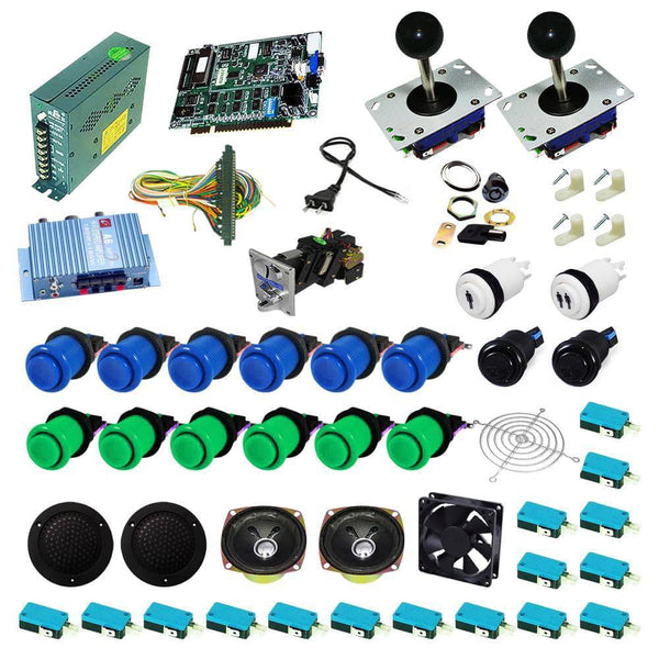 Ultimate 19 in 1 Kit - Blue/Green - DIY Arcade USA