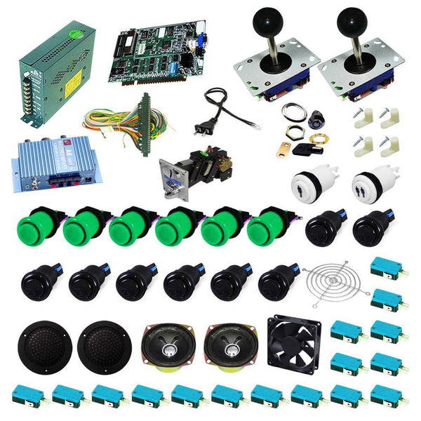Ultimate 19 in 1 Kit - Green/Black - DIY Arcade USA