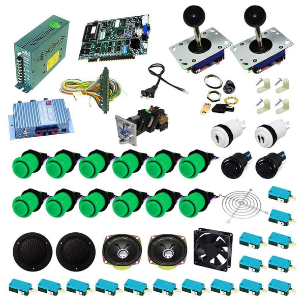 Ultimate 19 in 1 Kit - Green/Green - DIY Arcade USA