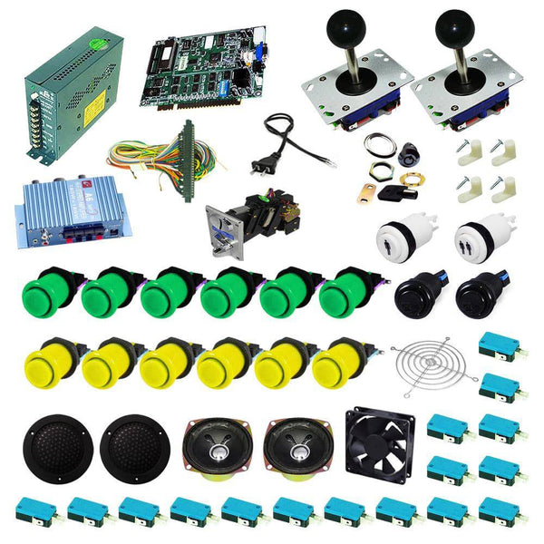 Ultimate 19 in 1 Kit - Green/Yellow - DIY Arcade USA