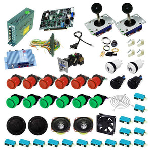 Ultimate 19 in 1 Kit - Red/Green - DIY Arcade USA